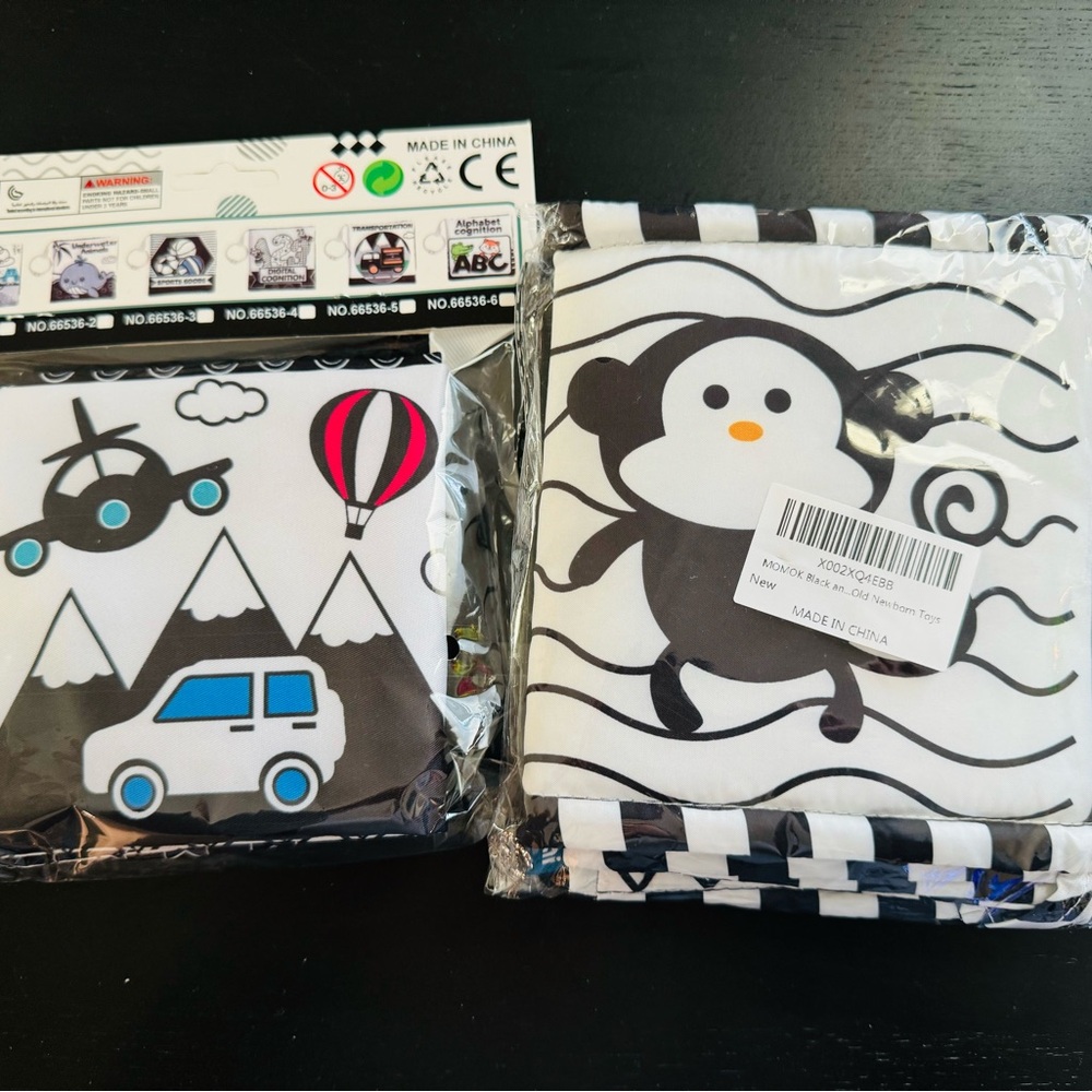 Black and White Kids Activity Book